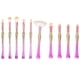 thumbnail image 1 of 10 brochas de maquillaje de pelo suave, portátiles, para sombras de ojos, polvos sueltos, colorete, herramienta cosmética M007, 1 of 14