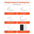 thumbnail image 4 of Plastic Welder Kit 100W Plastic Welder Gun and Iron 1000&60 Rods, 4 of 7