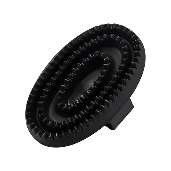 ACDANC Rubber Curry Comb with Handle, Horse Grooming Brush & Shampoo Brush for Dogs, Cats & Horses, Shedding Curry Comb for Short & Long Hair, Pet Bathing & Shower Supplies