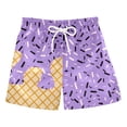 thumbnail image 4 of JAJAHO Boys Running Shorts Casual Summer Sweat Shorts Loose Fit Ice Cream Printed Drawstring Basketball Joggers For Kids 2-9Y Trendy Bottoms, 4 of 4