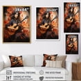 thumbnail image 4 of Designart "Passion Fiery Music Flamenco wall art" Portrait Wall Decor, 4 of 5