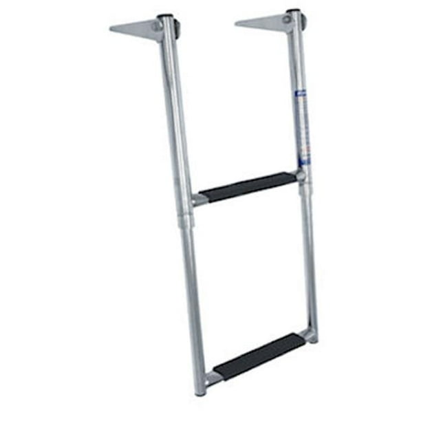 2 Step Over Platform Telescoping Boat Ladder