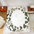 thumbnail image 5 of Feelyou Rustic Dog Duck Queen Sheet Sets, Green Camouflage Bed Set, 4 Pieces, 5 of 7