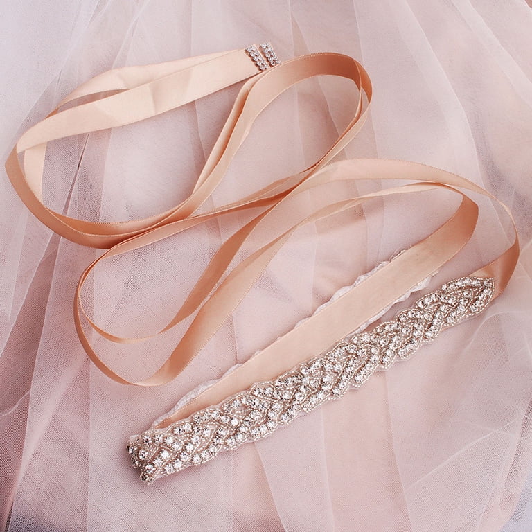 Fimkaul Womens Men Belt Fashion Wedding Bridal Crystal Rhinestone  Bridesmaid Dress Sash For Accessories Dress Matching Belts - Walmart.com