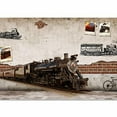 thumbnail image 4 of IDEA4WALL 4pcs Abstract Banksy Street Art Peel and Stick Wallpaper Removable Wall Murals Large Wall Stickers for Home Decoration, 66"x24", 4 of 5