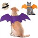 thumbnail image 2 of Ropa para mascotas de Halloween Alas de murciélago Divertido accesorio de cosplay para mascotas Disfraz de mascota de Halloween-SS, 2 of 5