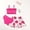 Hot Pink, variant on RTKFRFL Toddler Girl Swimsuit 3 Piece Summer Bikini Tankini Sets With Cover Up Skirt For 3 12 Years Bathing Suit Beachwear Swimwear