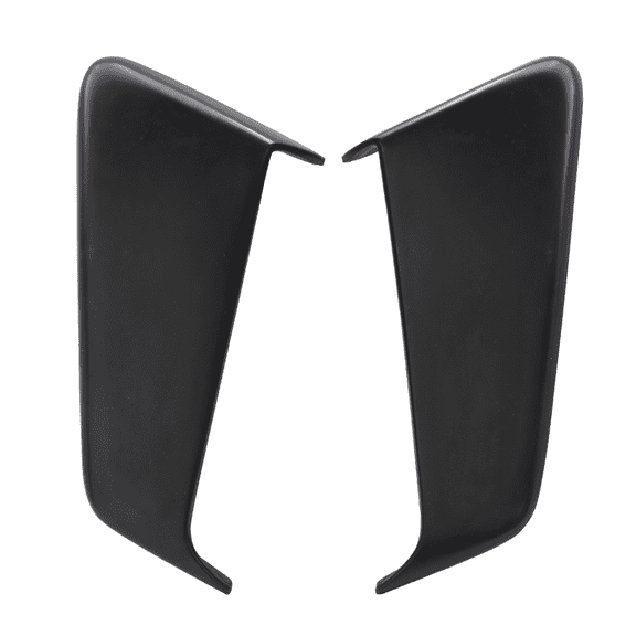 Ikon Motorsports Compatible with 05-09 Ford Mustang Black ELN Urethane Fender Scoop