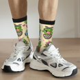 thumbnail image 6 of KLL Cute Cartoon Cactus Print Cool Socks Men's Women's Crew Socks Funny Crazy Novelty Stockings, 6 of 6