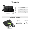 thumbnail image 3 of Bandolera Para Hombre Crossbody Malubero, Camuflaje Negro, 3 of 5