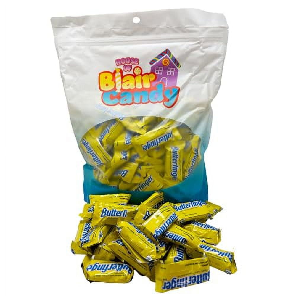 Butterfinger Fun Sized Chocolate Bars | 5 LB Resealable Stand Up Candy Bag | Crunchy Chocolate and Peanut Butter Candy Bars | Bulk Chocolate Candy