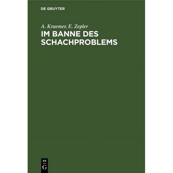 Im Banne des Schachproblems, (Hardcover)