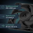 thumbnail image 2 of Arctic ACFAN00349A P12 Pro LN 120mm Case Fan - fluid dynamic bearing - max 2000 RPM - PWM regulated - Pack of 5pcs, 2 of 7