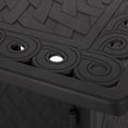 thumbnail image 5 of Cascada Outdoor Wicker Chairs and Fire Pit Set, Dark Grey, Mixed Black, 5 of 11