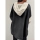 thumbnail image 3 of CORIRESHA Women's Winter Fashion Comfortable Large Size Knitted Long Sleeve Button Hoodie Cute Hiking Outfit, 3 of 3