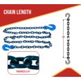 2 Pack 3/8 Inch x 20 FT G100 Transport Binder Chain with Clevis Grab