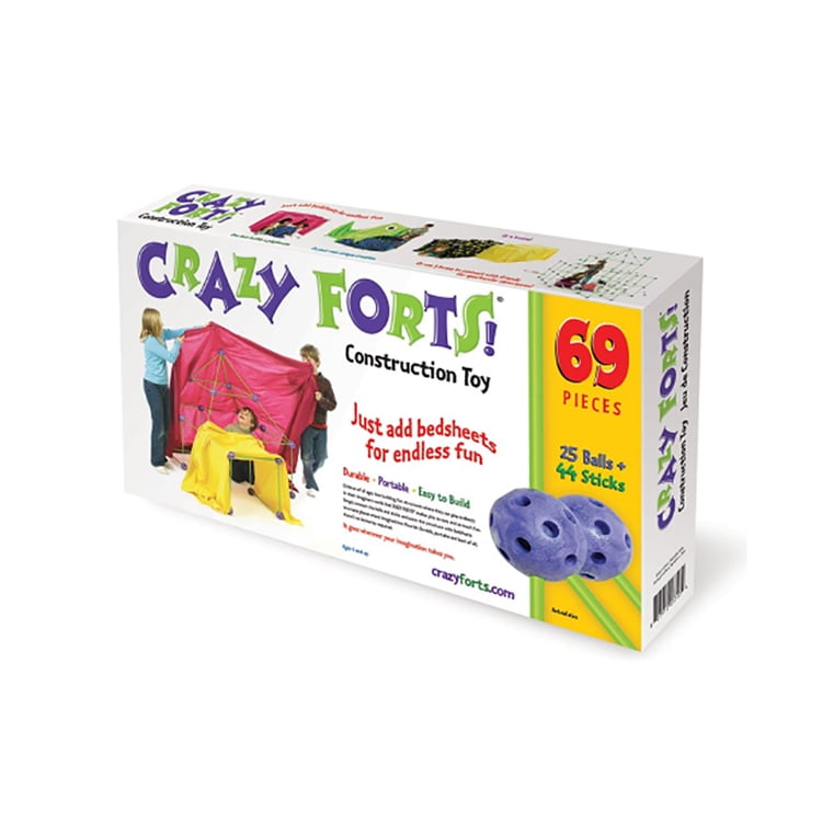 Yusi Crazy forts，Discovery Fort Building kit ，87 Pieces Fort kit，Fort Builder ， 