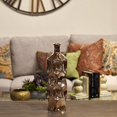 thumbnail image 2 of Urban Trends Collection 24497 Ceramic Round Bottle Vase, Copper - Small, 2 of 2