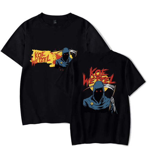 Koe Wetzel Merch The Road to Hell Paso Tour T-shirt t shirt Men Women Short Sleeve Tee Crewneck Streetwear Top