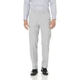 thumbnail image 1 of Haggar Men's Solid Gab 4-Way Stretch Straight Fit Flat Front Dress Pant, 1 of 4