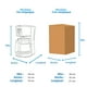 thumbnail image 4 of Cafetera Programable Black & Decker Tecnología Vortex 12 Tazas Acero, 4 of 6