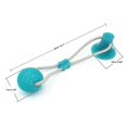 thumbnail image 4 of Juguetes interactivos con ventosa para perros, pelota de TPR con cuerdas elásticas para limpiar los dientes de los perros, masticar y jugar, juguetes para mascotas con premios IQ, suministros para c, 4 of 4