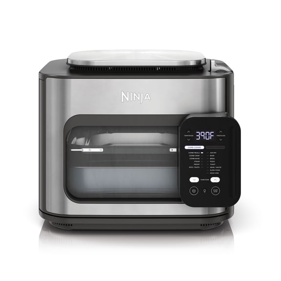 Ninja Combi All-in-One Multi-Cooker, 14-in-1 Functions, Oven, Air Fryer, Bake, Slow Cook, 3 Accessories, Stainless Steel
