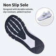 thumbnail image 3 of B BESUNEW Women's Plantar Fasciitis Orthotic Shoes Wide Toe Box Arch Support Walking Sneakers White US 8.5, 3 of 8