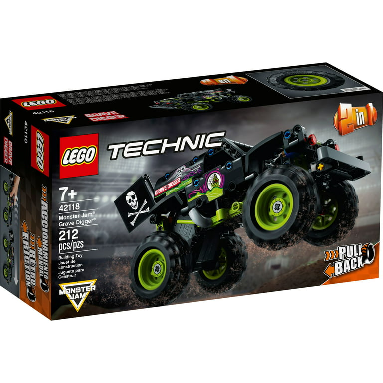LEGO Technic 42118 Monster Jam Grave Digger, Jouet Truck, Buggy