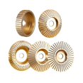 thumbnail image 1 of piezas de disco de pulido para lijar madera, herramientas para tallar madera, disco abrasivo para ángulos, dorado, 1 of 5