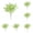 A, variant on Artificial Shrubs Plastic Plants Fake Bushes Leaves Faux Turtle Leaf Fake Monstera Tropical Large Tree Leaves Outdoor Artificial Plants for Home Garden Verandah Office Table Centerpieces Decor