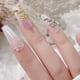 thumbnail image 4 of 10 piezas de adornos para uñas de conejo 3D con diamantes de imitación y purpurina para uñas giratorias, 4 of 5