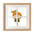 thumbnail image 1 of Chrysanthème Sable Jaune Laisser UU Cadre Mur Affichage de Table 4 Ouvertures Image, 1 of 3
