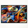 thumbnail image 2 of Designart - Abstract Music and Rhythm - Abstract Framed Canvas Art Print, 2 of 4