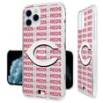 thumbnail image 2 of Cincinnati Reds Text Backdrop Clear iPhone Case, 2 of 7