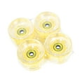 thumbnail image 3 of MAGIDEAL 4 Pieces Skateboard Wheels Longboard Wheels Transparent PU Luminous Smooth Parts Yellow, 3 of 8