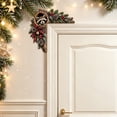 thumbnail image 5 of Velmasee Door Corner Decor, Christmas Woodland Animal Tree Hollow Door Frame Corner Decor, Wooden Festive Design No-Drill Mount, Holiday Ornament for Xmas Home Door Frame Wall Party Decor, 5 of 7