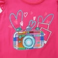 thumbnail image 5 of NOLDARES Toddler Baby Girl Clothes Summer Outfits Set, Sleeveless T-Shirt+Casual Shorts+2Pcs Infant Girl Clothing(Watermelon Red,2-3 Years), 5 of 5