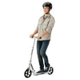 thumbnail image 3 of Razor A5 DLX Folding Kick Scooter - Silver, 8" Large Wheels, Anti-Rattle, for Child, Teen, Adult, 3 of 14