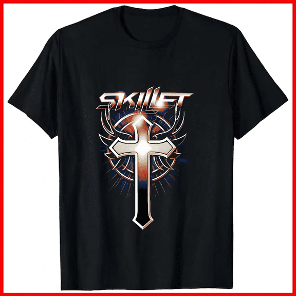 Skillet Rock Band Retro Bold Text Distressed Music Unisex T-shirt V18160, up to size 5XL