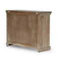 thumbnail image 4 of Benjara 40x14 Wide Dresser Chest, 3 Drawers, White Walnut Brown Acacia Wood, 4 of 5