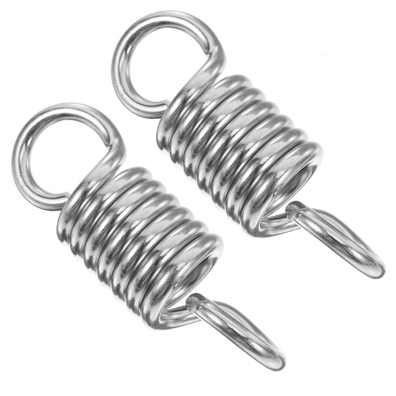 unbranded 2pcs Springs Hammock Spring Replacement Heavy Duty Spring Hammock Chair Spring Steel Springs Metal Spring Metal Porch Spring Suspending Spring