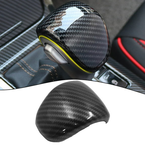 For Kia Forte/K3 2019-2021 ABS Carbon Fiber Interior Gear Shift Knob Cover Trim Car Accessory