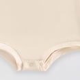 thumbnail image 5 of zaveiop Baby Girl Solid Ruffle Romper Bodysuit Jumpsuit Casual Clothes (Beige, 12-18 Months), 5 of 5