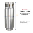 thumbnail image 2 of Flame King 43.5LB Aluminum Forklift Propane Tank with Gauge, Corrosion-Resistant, Rust-Free, Lightweight, 2 of 11