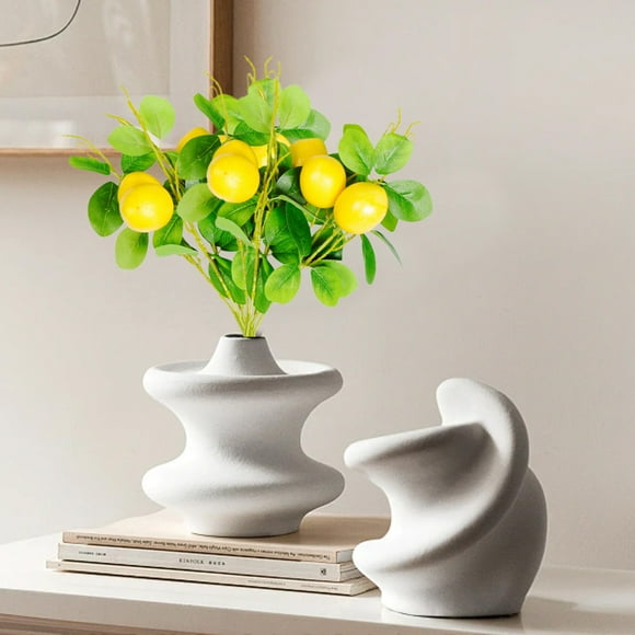 Ihhxbz Artificial Lemon Branch Lemon Fruit Artificial Flower Green Plant Decoration Home Decoration Desktop Flower Arrangement Decoration
