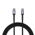 thumbnail image 6 of TELLUR Type C to Type C Data Cable, Fast charging 3A, 60W, 100 cm, Nylon, Compatible with Type-C devices, Black, 6 of 6