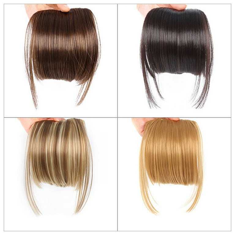 Toma Clip on Bangs Fringe Hairpiece DIY Clip in Air Bangs Hair Extension for All Face Shapes Walmart