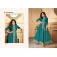 thumbnail image 4 of Ready to Wear Indian Designer Salwar Kameez Suits Pakistani Anarkali Gown Dress ( Sky Blue, 5XL - 52 ), 4 of 5