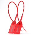 thumbnail image 1 of 100 Plastic Tamper Seals, Zip Ties For Fire Extinguishers Pull Tite Security Tags Numbered Disposable Self-locking Tie 250mm Length (red), 1 of 5